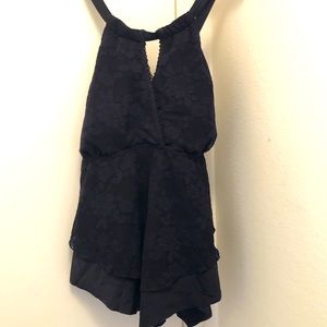 Black tankini bathing suit top